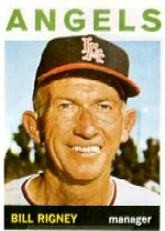 1964 Topps Baseball Cards      383     Bill Rigney MG